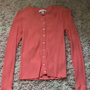 Beautiful coral Calvin Klein blouse